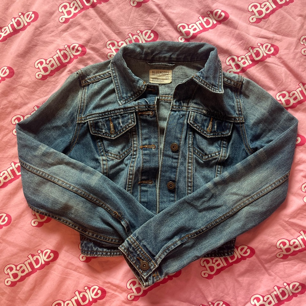 Bluenotes Dark Denim Cropped Jacket